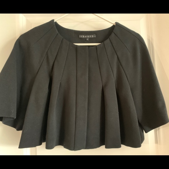 NWOT THEORY Cropped Bolero Jacket (P/S) - Picture 2 of 13